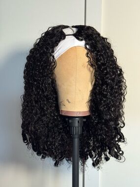 NEW Nadula Jerry Curly 22inch Deep Curly Wig - Black